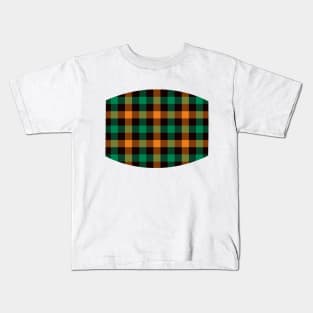 Halloween Plaid Kids T-Shirt